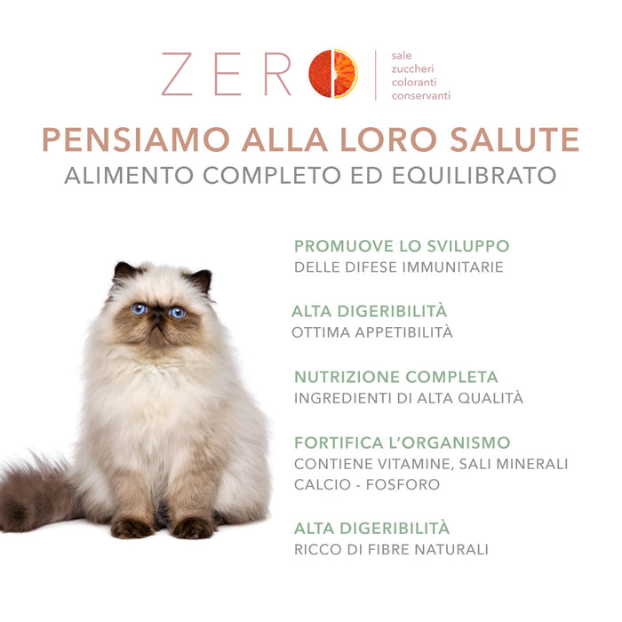 Tasty Pet Confezione di Alimento Completo Umido per Gatti - 5003 Pate' Premium Manzo Piselli e Carota